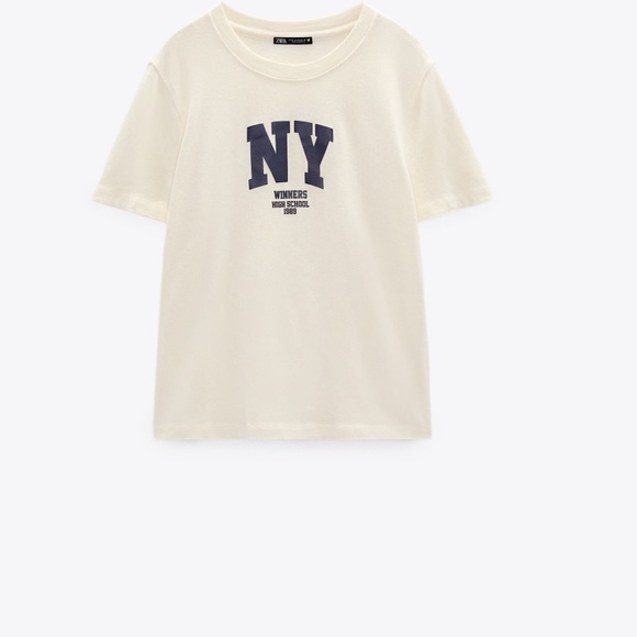 ZARA TEE WITH NY LOGO - Picture 3 of 3